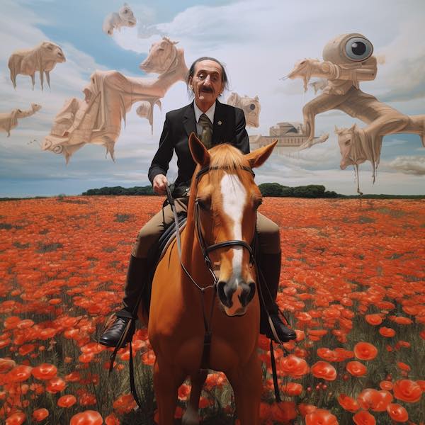 Dali sur mon cheval
