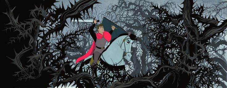 cheval et prince dans la foret