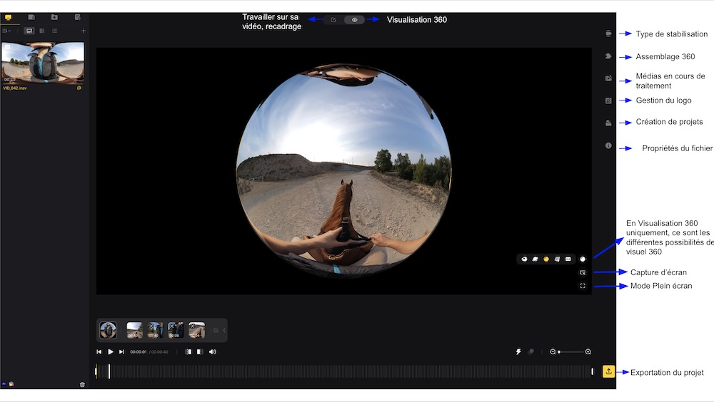 Insta 360 Studio