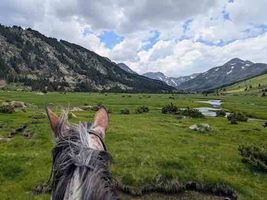 randonnee a cheval Pyrenees
