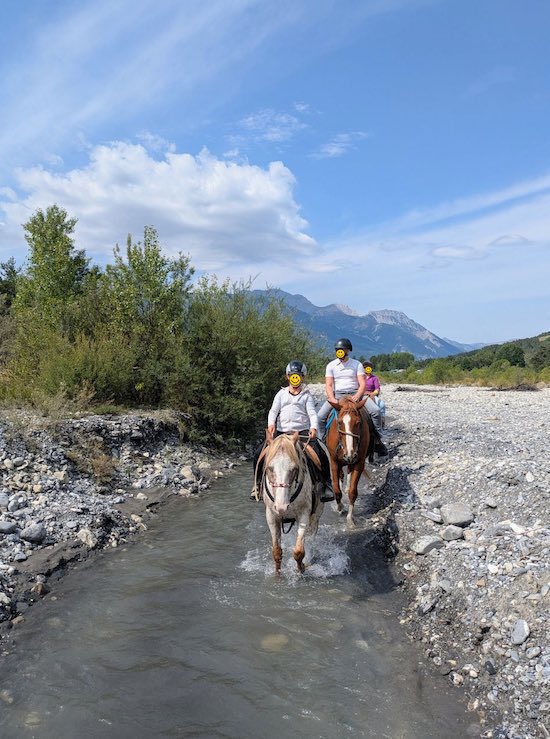 torrent et chevaux